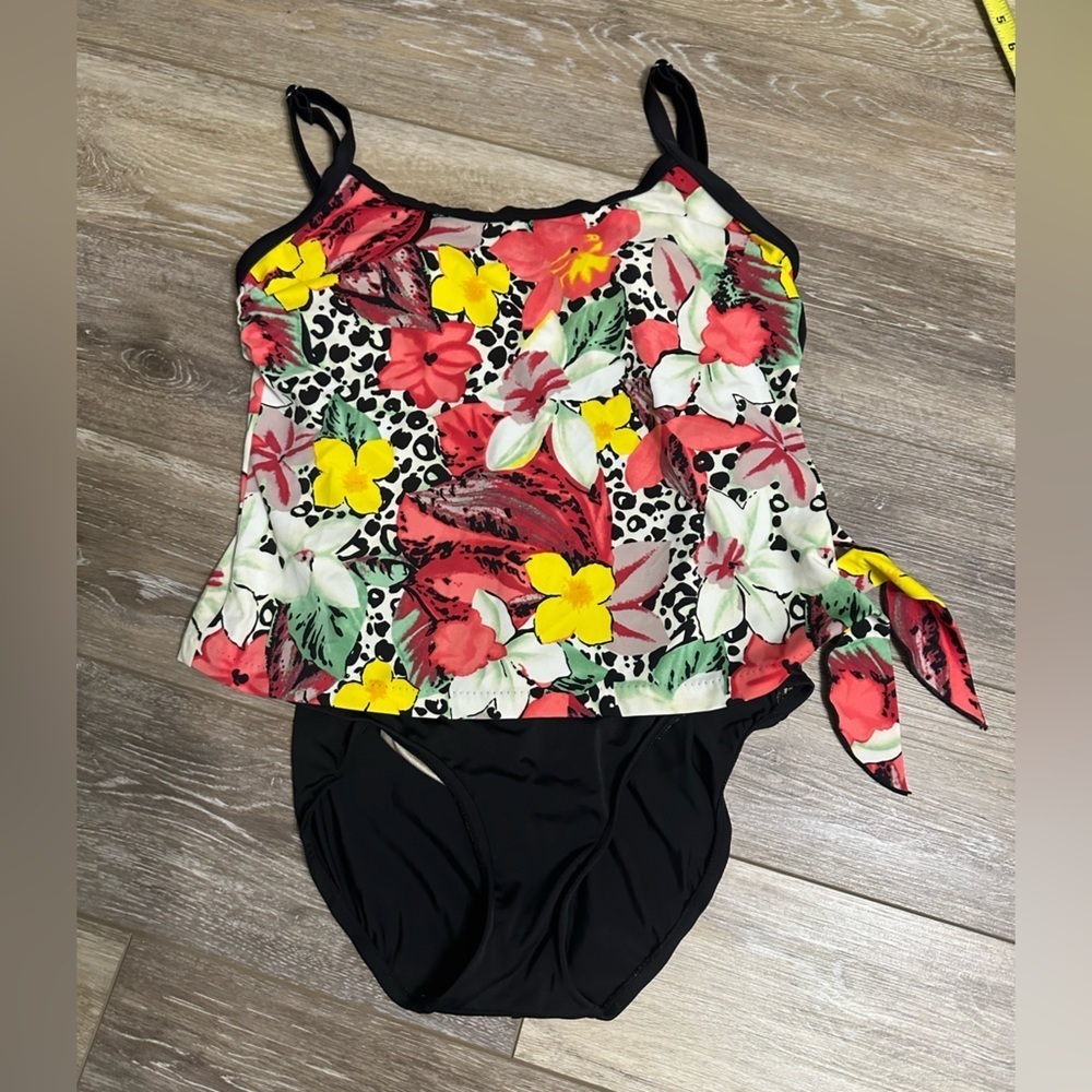#4) Maxine once piece floral swimsuit. Great condition